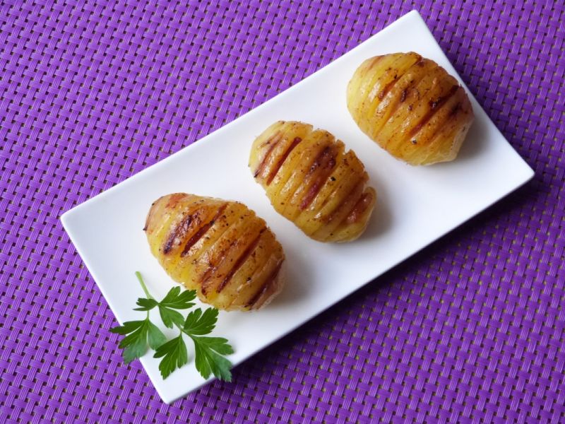 Ziemniaki pieczone z boczkiem