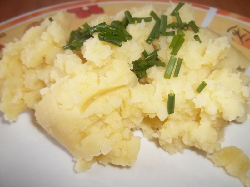 Ziemniaki puree z musztardą Ziemniaki puree z musztardą