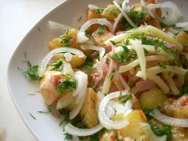 Ziemniaki smażone sałatkowo 