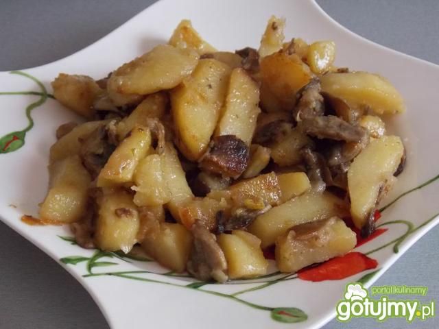Ziemniaki smażone z pieczarkami Ziemniaki smażone z pieczarkami