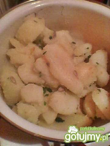 ziemniaki smażone ze słonecznikiem ziemniaki smażone ze słonecznikiem