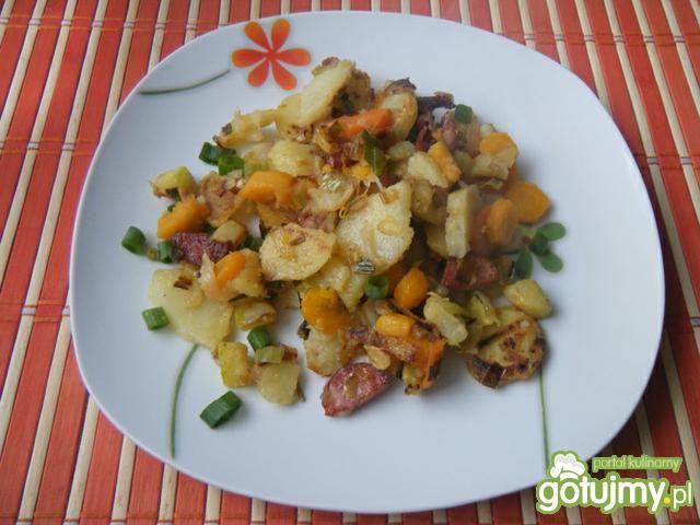  Ziemniaki z cukinią i dynią