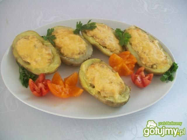 Ziemniaki z farszem pieczarkowym Ziemniaki z farszem pieczarkowym