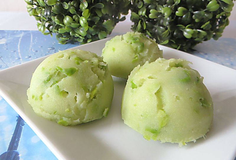 Ziemniaki z groszkiem cukrowym Ziemniaki z groszkiem cukrowym