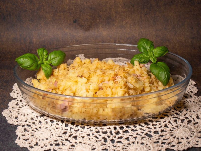 Ziemniaki z kapustą kiszoną Ziemniaki z kapustą kiszoną