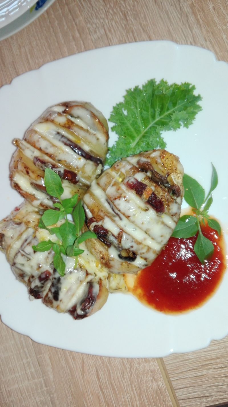 Ziemniaki z kieszonkami