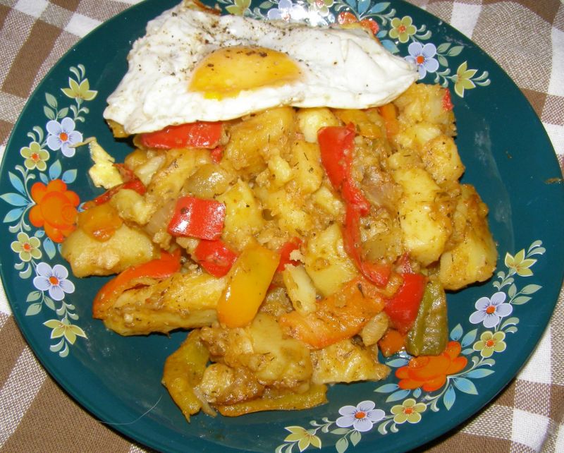 Ziemniaki z paprykami