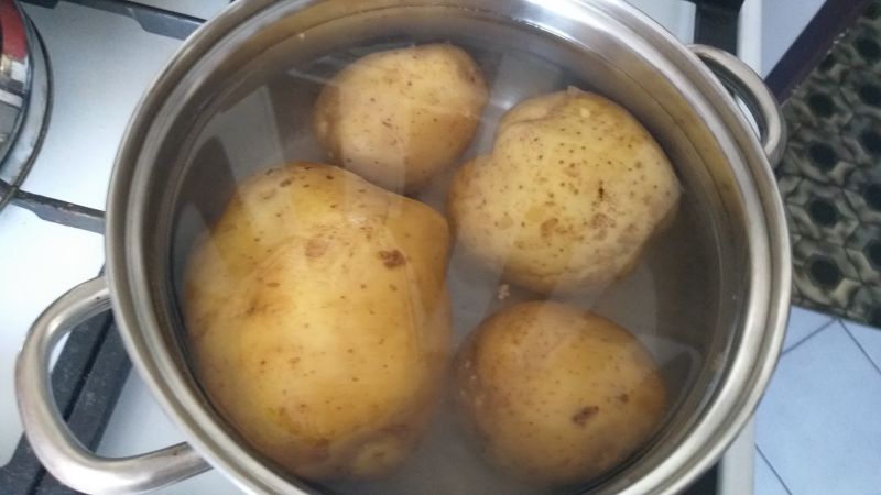 Ziemniaki zapiekane farszem grzybowym