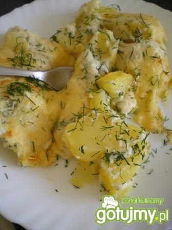 Ziemniaki zapiekane pod beszamelem Ziemniaki zapiekane pod beszamelem
