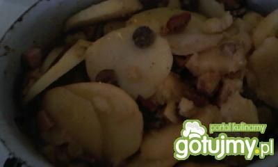 Ziemniaki zapiekane z pieczarkami Ziemniaki zapiekane z pieczarkami