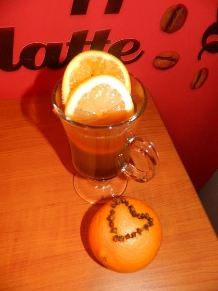 Zimowa, cytrusowa herbata Zimowa, cytrusowa herbata