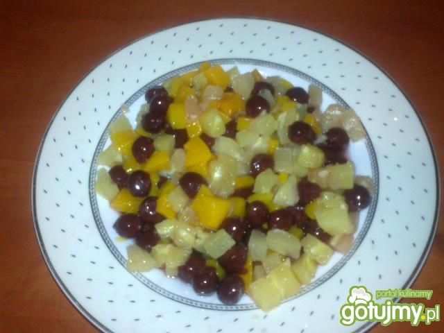 Zimowa sałatka owocowa 2