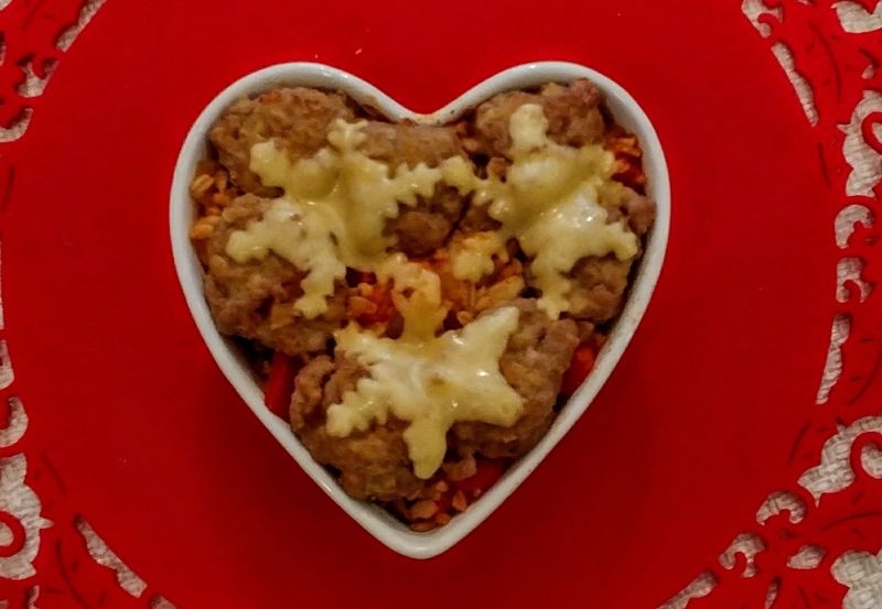 Zimowa zapiekanka z mini-pulpecikami Zimowa zapiekanka z mini-pulpecikami