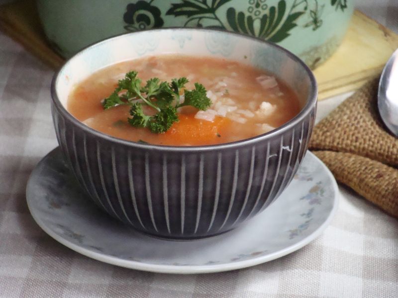 Zimowa zupa gołąbkowa 