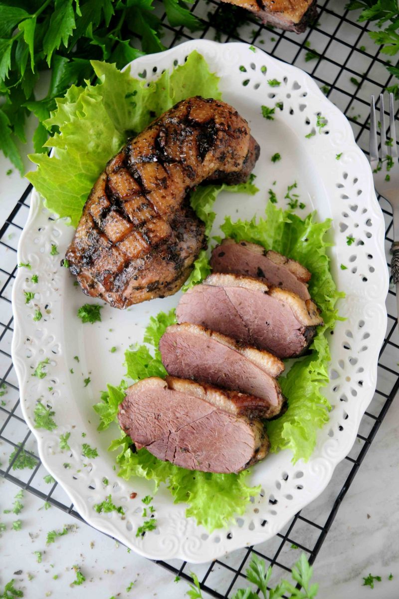 Ziołowa pierś z gęsi Ziołowa pierś z gęsi