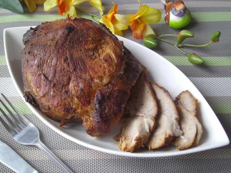 Ziołowa szynka z rękawa Ziołowa szynka z rękawa