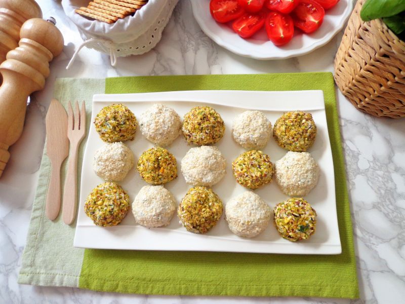 Ziołowe kuleczki z ricotty