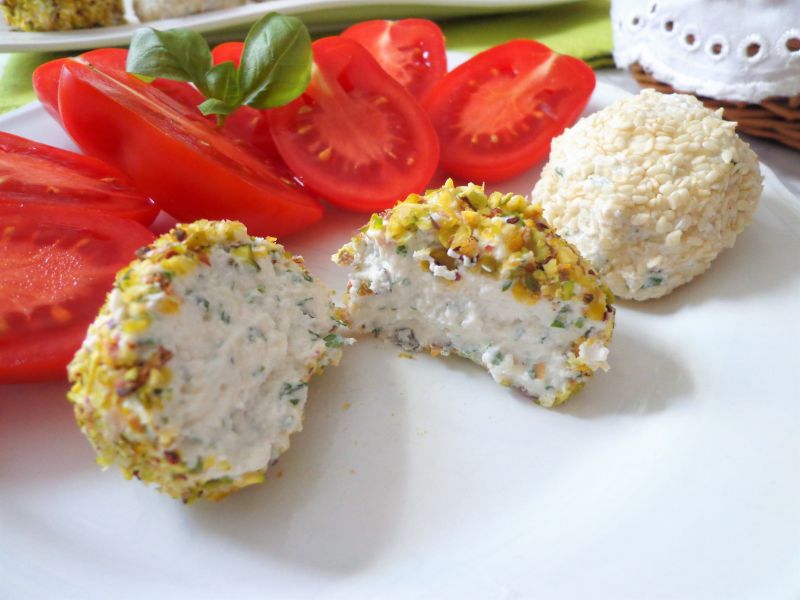 Ziołowe kuleczki z ricotty