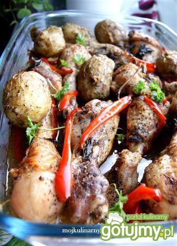 Ziołowe pałki z kurczaka 