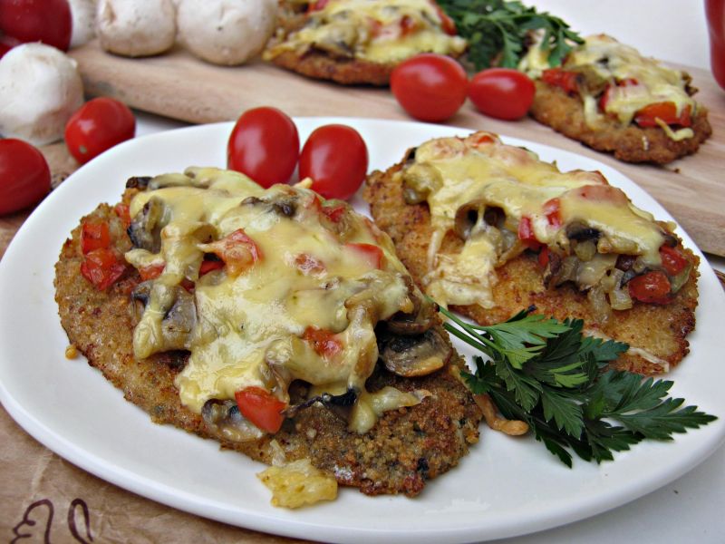 Ziołowe kotlety z wkładką