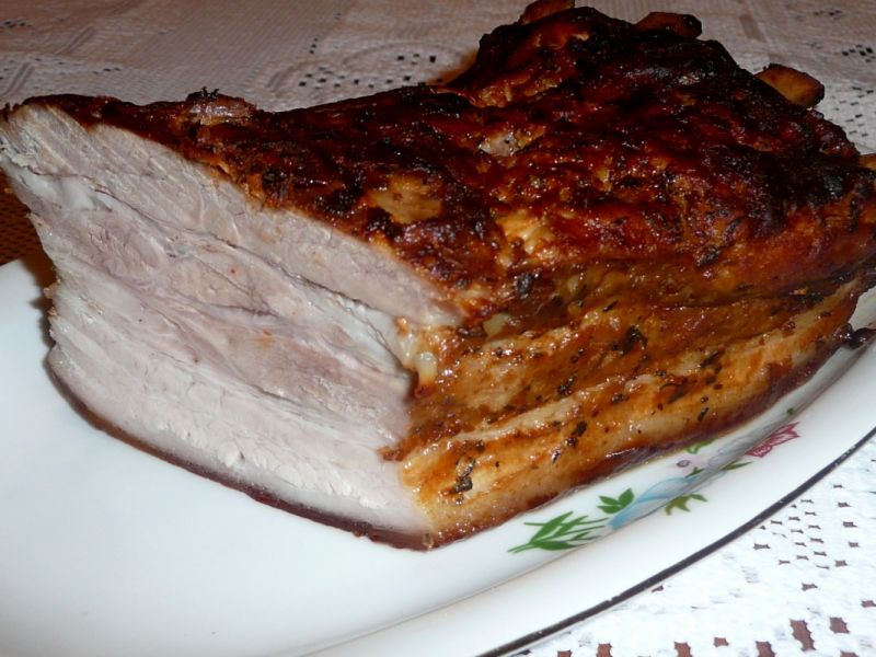 Ziołowy boczek do chleba