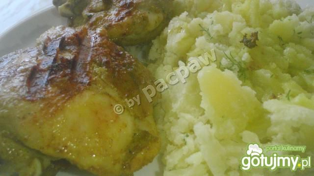 Złociste udka z kurczaka