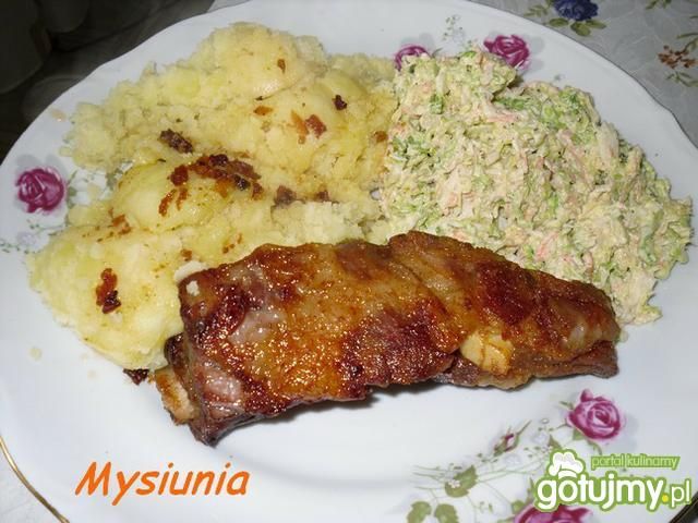 złociste żeberka miodowe 