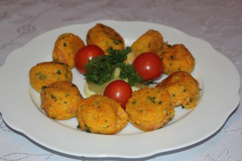 Złote kuleczki z kaszy 