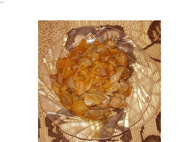 Żołądki drobiowe w paprykowej cebulce