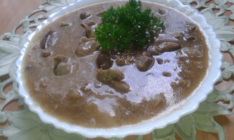 Żołądki z grzybami