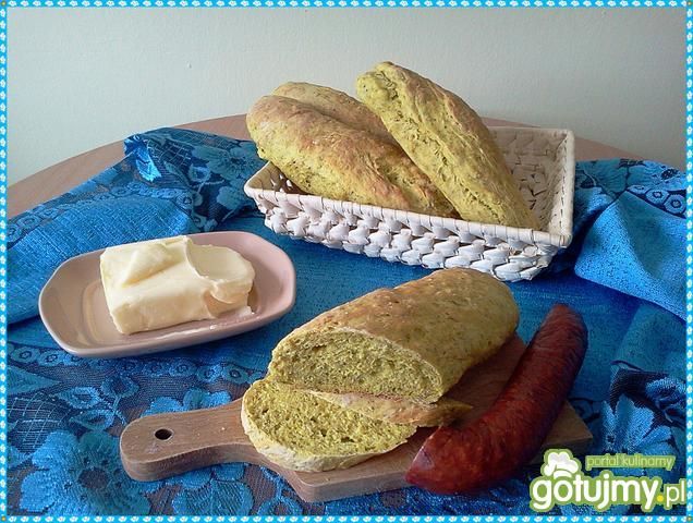 Żółciutkie bagietki ziołowe