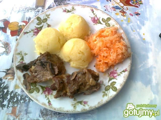 Zraziki z pieczarkowym nadzieniem Zraziki z pieczarkowym nadzieniem