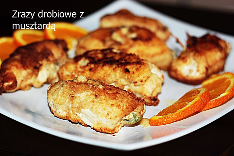 Zrazy drobiowe z musztardą