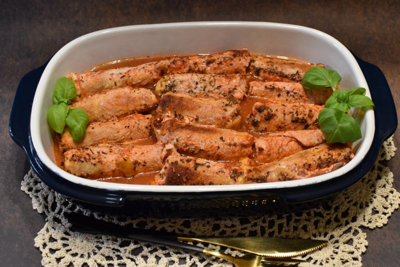 Zrazy w sosie paprykowym