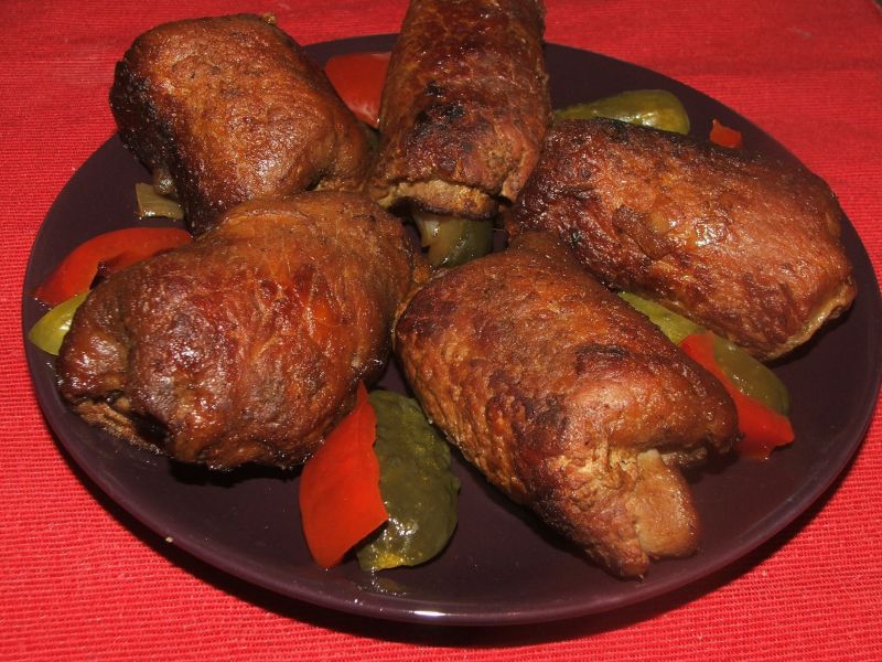 Zrazy wołowe z musztardą Zrazy wołowe z musztardą