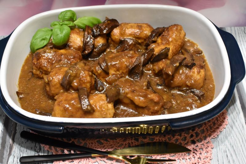 Zrazy z grzybami suszonymi