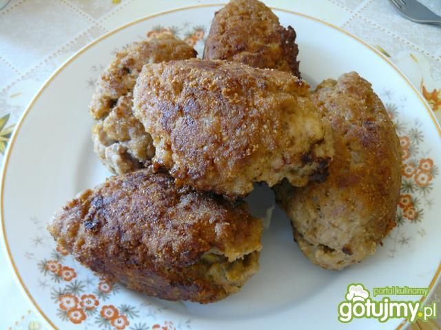 Zrazy z pieczarkami.