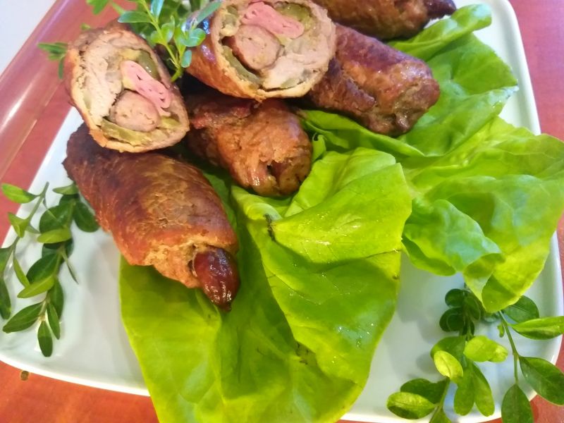 Zrazy z szynki na bogato Zrazy z szynki na bogato