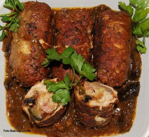 Zrazy ze schabu wg Buni :