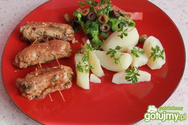 Zrazy ze szczypiorkiem