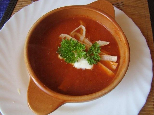 Zupa aztecka Zupa aztecka