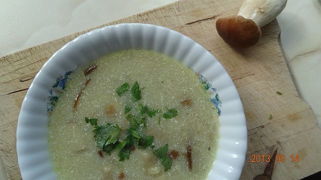 Zupa borowikowa dla mojego synka