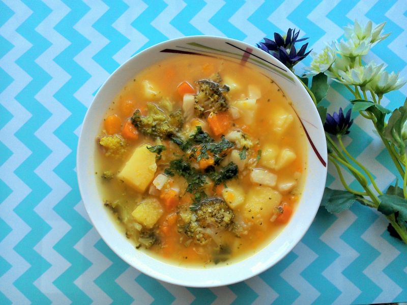 Zupa brokułowa z dynią Zupa brokułowa z dynią