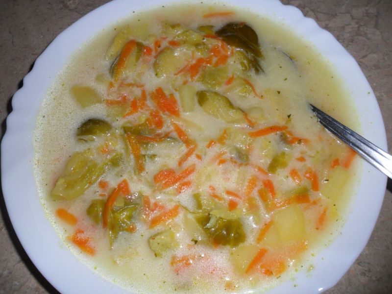 Zupa brukselkowa  Zupa brukselkowa