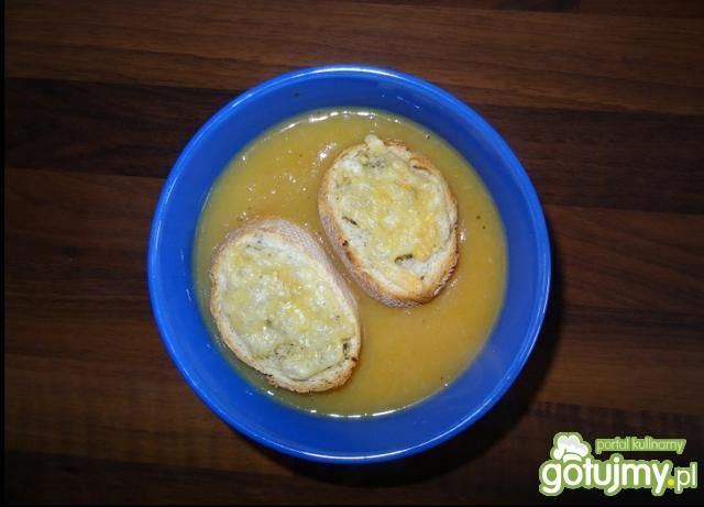 Zupa cebulowa z grzankami 3 Zupa cebulowa z grzankami 3