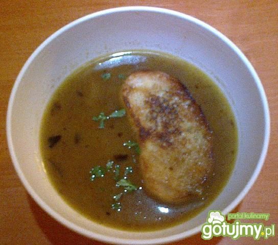 Zupa cebulowa z grzankami 5 Zupa cebulowa z grzankami 5