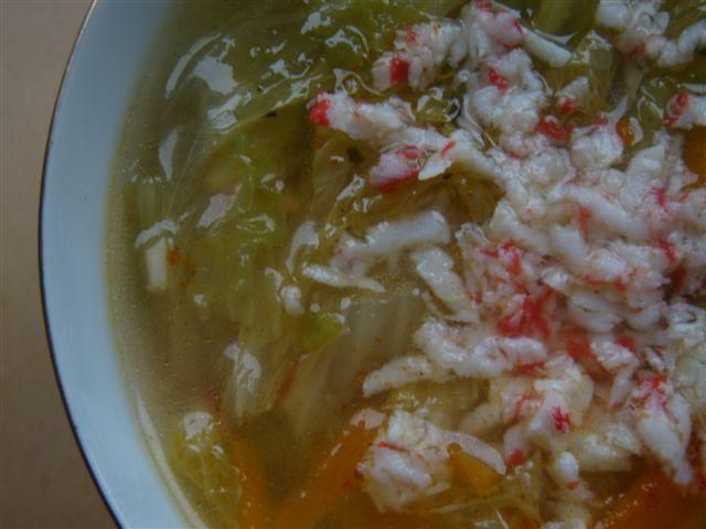 Zupa chińska ala krabowa wg Królika
