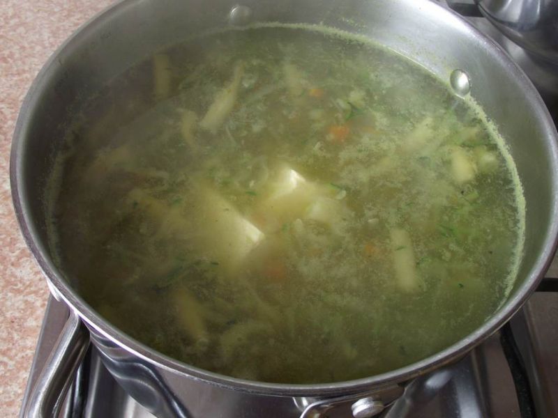 Zupa cukiniowa z fasolką szparagową