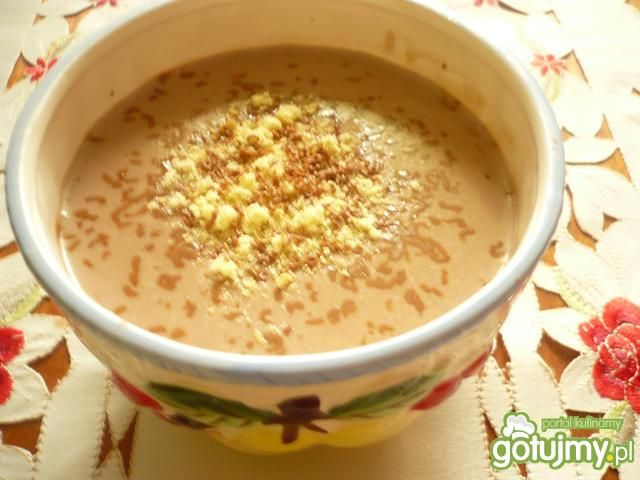 Zupa czekoladowa z biszkoptami Zupa czekoladowa z biszkoptami