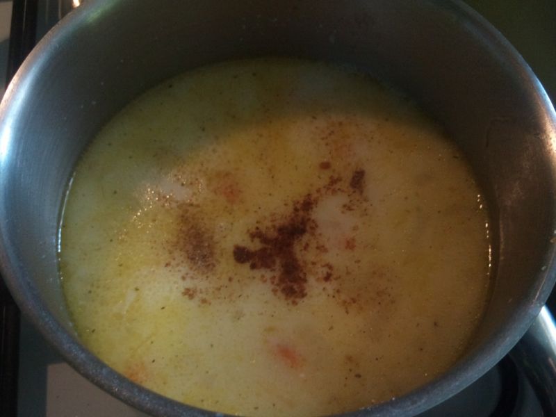 Zupa czosnkowa z grzankami 